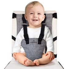 Mineto Tragbare Sitzerhöhung für Baby & Kinder - Klappbarer Hochstuhl für Zuhaus