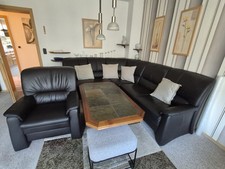 leder sofa eck couch garnitur