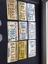 Amerikanische Nummernschilder USA Kennzeichen Staaten Auto-Schilder SET Sammlung