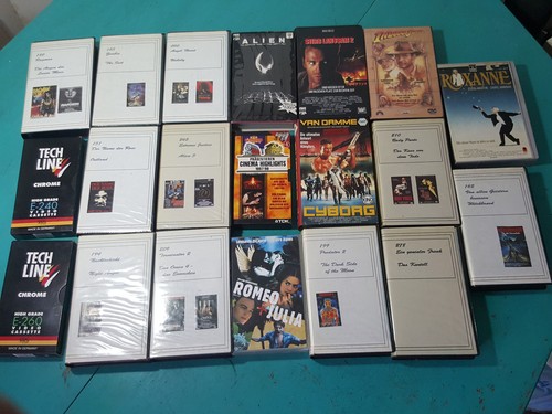 Vhs videokassetten bespielt - 20,