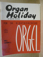 Musiknoten " Organ Holiday "