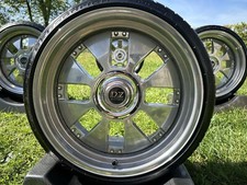 ? 4x DZ2 8,5x18 ET15 4x100 GOLF I II E30 HONDA SELTEN! HOCHGLANZ ?