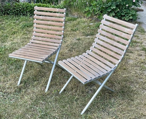 Ikea bambus alu klappstuhl - ikea,