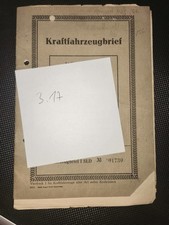 Peugeot 403 Kfz Brief Baujahr