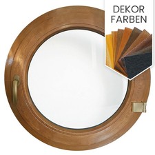 Rundfenster Dreh Dekorfarbe Auswahl Kunststoff VEKA 2-fach Verglasung Runde