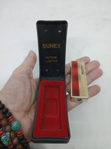 Vintage sunex feuerzeug - feuerzeug, butan