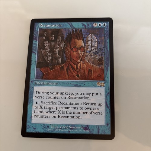 Recantation urza saga magic - recantation,