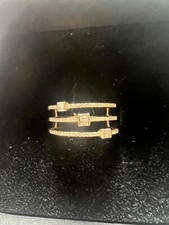 Neu 14 kt Gold Dreifach