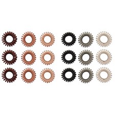 9 Stück Spiral Haargummi
