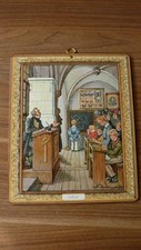 Vintage Blechschild "Lehrer"