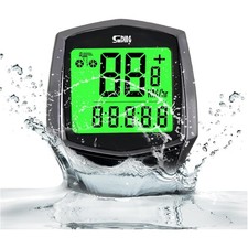 Fahrradcomputer  16 Funktionen Display, Kabelgebunden