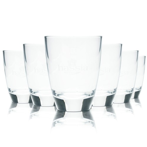 Hassia glas 2l becher - 6x, 0,2l