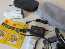 Panasonic HC-V210 [WIE NEU] Full HD Camcorder Kamera + Zubehörpaket +2x SDXC64GB