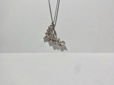 Brillantcollier 0,70 carat 585er Weißgold Handarbeit aus eigener Goldschmiede