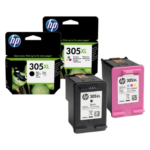305 schwarz farbe original - hp,