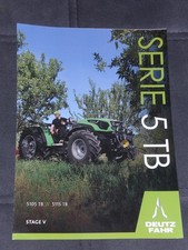 DEUTZ-FAHR SERIE 5 TB 5105 TB, 5115 TB Traktoren Prospekt 03/2023 ( 4119 )