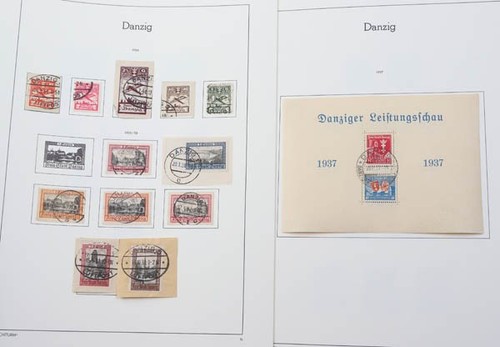 Danzig gestempelte sammlung - danzig,