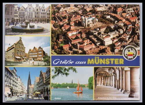 Ansichtskarte münster - ansichtskarte, in