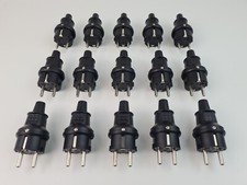 15 x Schuko Stecker Gummi