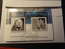 Mi.-Nr. 3429/3448 ** Block 83 postfrisch Hannelore und Helmut Schmidt