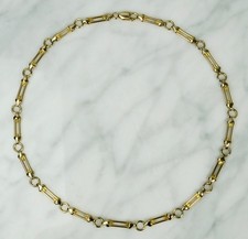 Goldkette massiv 27g 585er Gold d ca. 44cm Design Efftger&Grupp Pforzheim