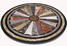 32 " Schwarz Marmor Center