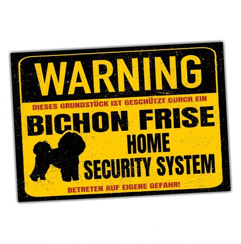 Bichon frise poil dog - bichon, schild