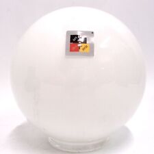 Lampenschirm 208 84 mm Glaskugel weiß Lampenkragen Rille Hoflampe Außenleuchte