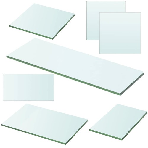 Glasregal glasboden rechteckig - glasregal,
