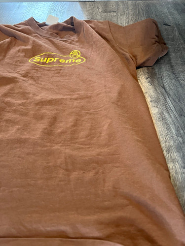 Supreme herren shirt braun - t-shirt,