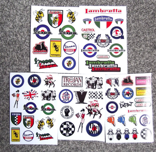 Vespa lambretta ska mod - lambretta,