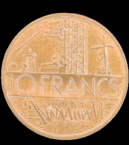 Francs 1976 prägestätte - 10,