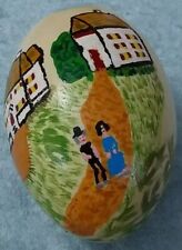 Straußenei mit Landschafts