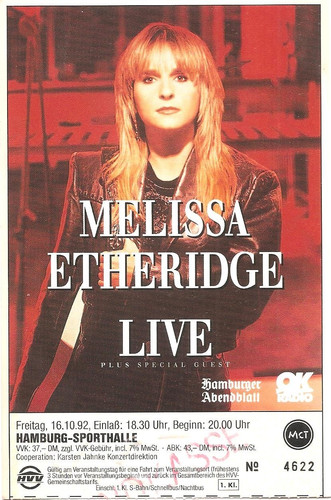 Melissa etheridge concert - etheridge,