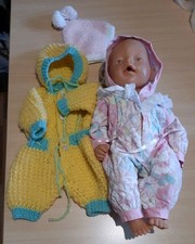 New Born Babypuppe mit Trink- und Nässfunktion 43 cm mit Fehler