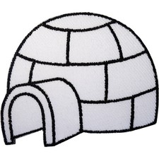 Iglu Aufnäher Bügeleisen