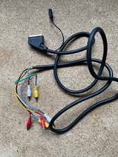 AIV Scart auf 6x Cinch In/Out Verbindungskabel Kabel 1,5m Adapterkabel Platten