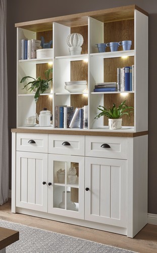 Buffetschrank weiß pinie - in,