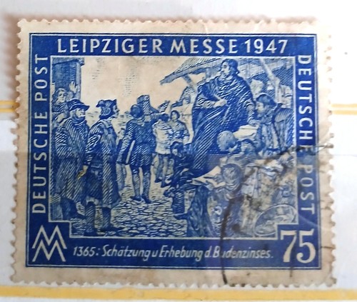 Briefmarke deutsche post - briefmarke,