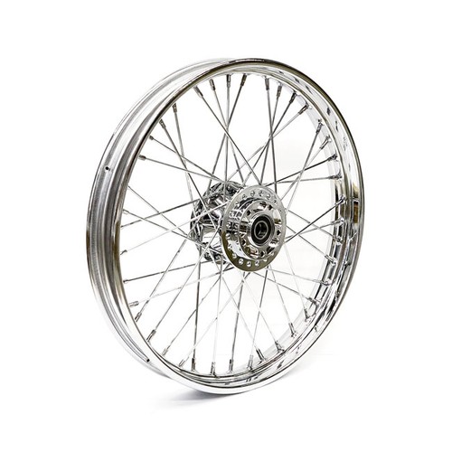 Speichenrad vorne chrom - vorne,