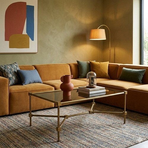 Vintage couchtisch messing - couchtisch,
