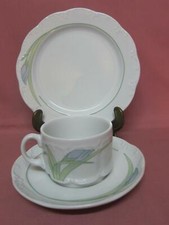 Rosenthal Monbijou Hotel Blumen Kaffeegedeck 3-tlg Kaffeetasse UT Teller 28837