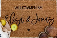 Kokos Fussmatte personalisiert
