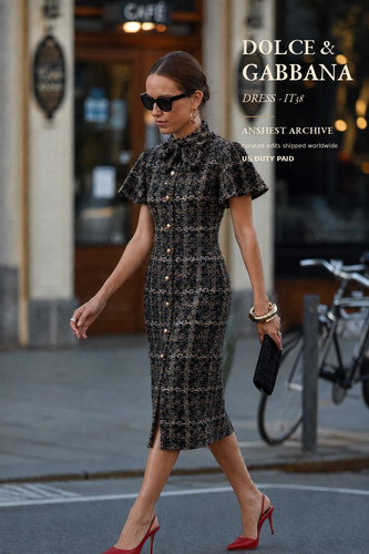 Dolce gabbana kleid tartan - gabbana,