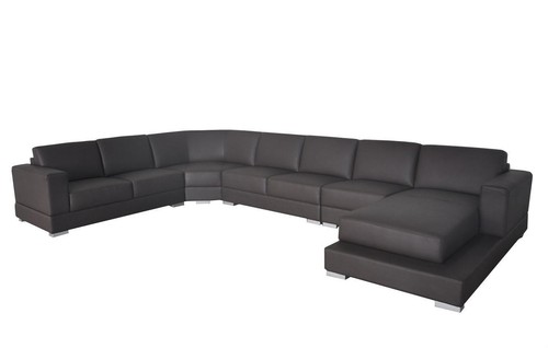 Ecke leder modern xxl couch - ecke,