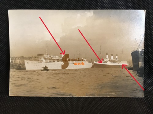 Altes foto dampfer wilhelm - altes,
