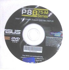 original asus Mainboard Treiber CD DVD P8B75-M WIN XP 7 8 Windows NEU new driver