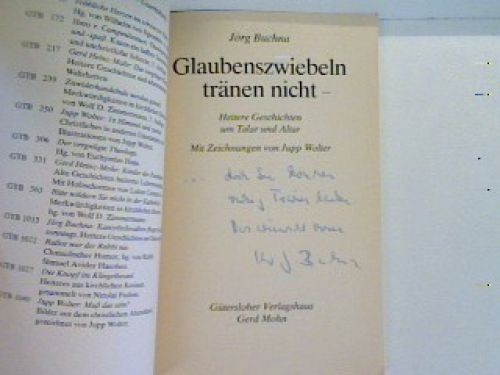 Glaubenszwiebeln tränen nicht