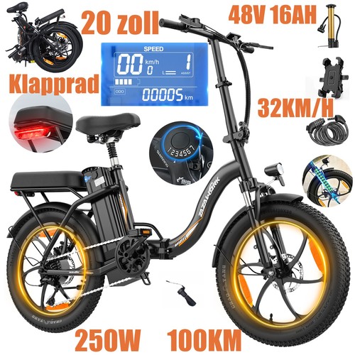 Elektrofahrrad 250w zoll - elektrofahrrad, 20
