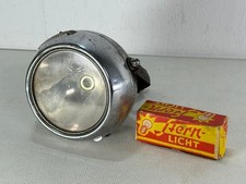 vintage Daimon Fahrrad Scheinwerfer Lampe Chrom Schalter Birnchen ØGlas 95mm